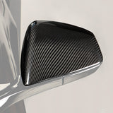 Real Carbon Fiber Mirror Covers For Tesla Model S Pre-refresh & Newer 2014-2026+
