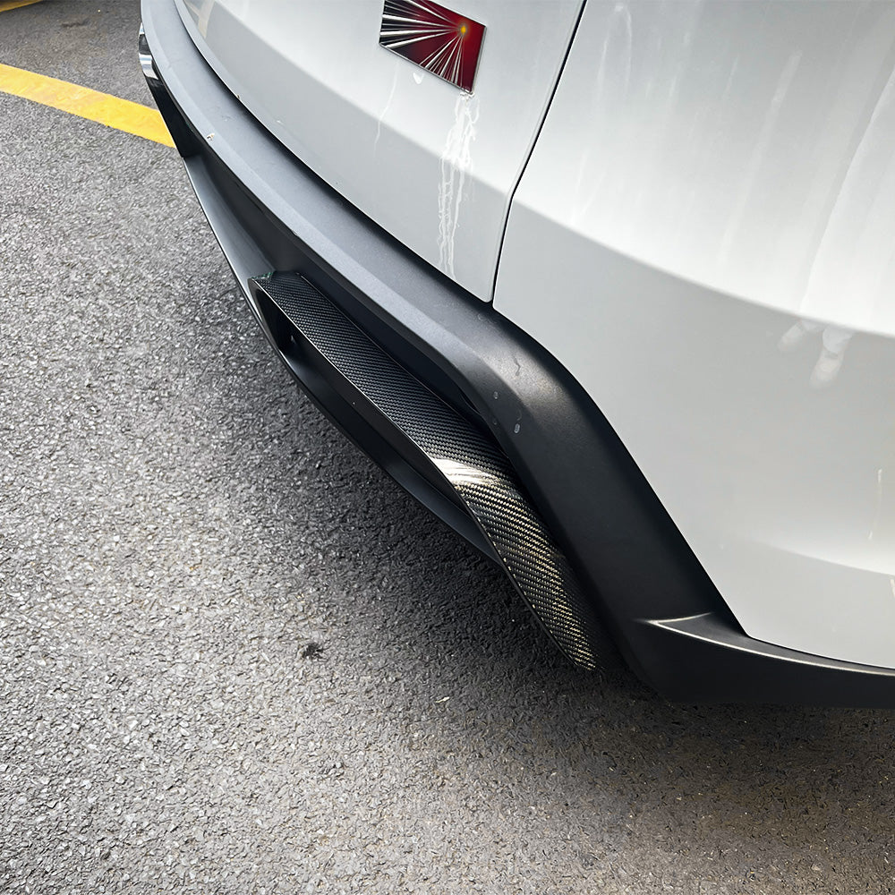 Real Carbon Fiber Rear Bumper Trim for Tesla Model Y Juniper