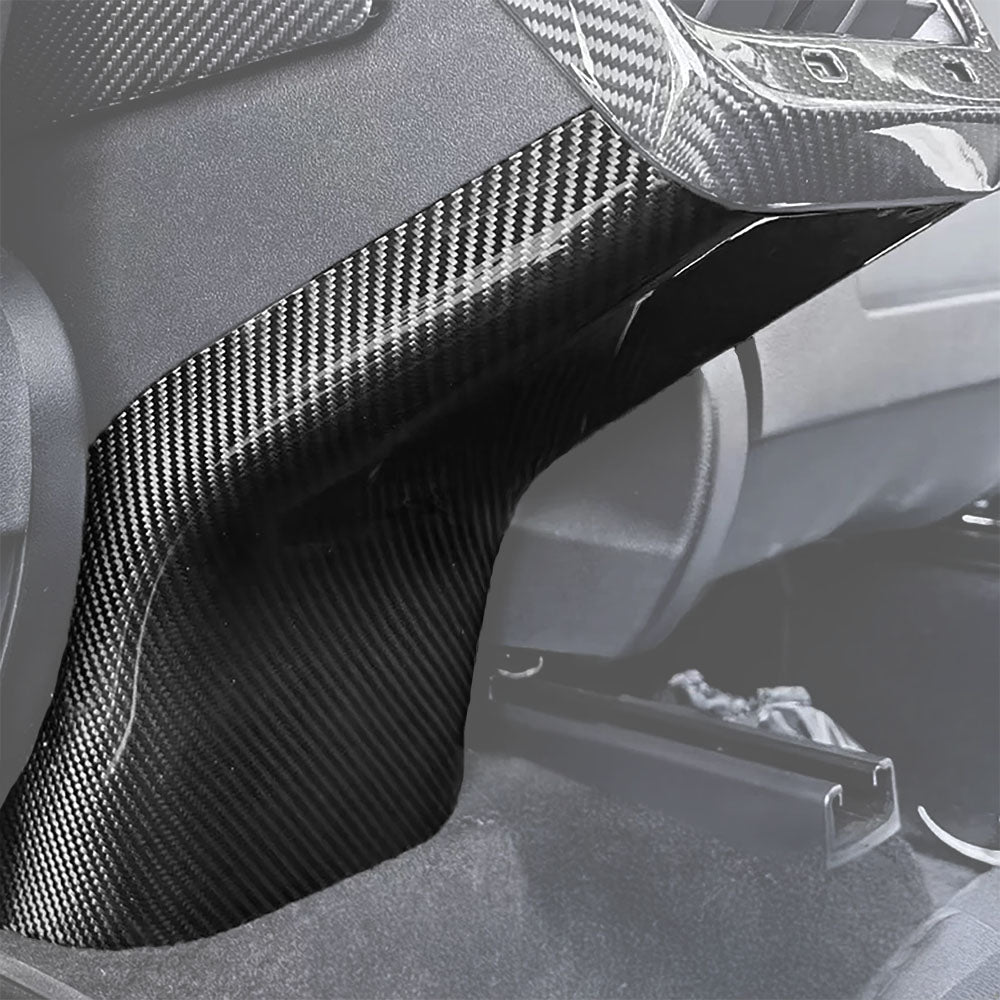 Tessgo Carbon Fiber Rear Center Console Base Cover for Model 3 & Model Y