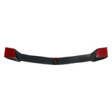 Rear view of carbon fiber rear roof spoiler for Model Y
