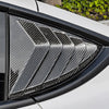 Real Carbon Fiber Rear Side Window Vented Louvers (Gen. 2)for Tesla Model Y