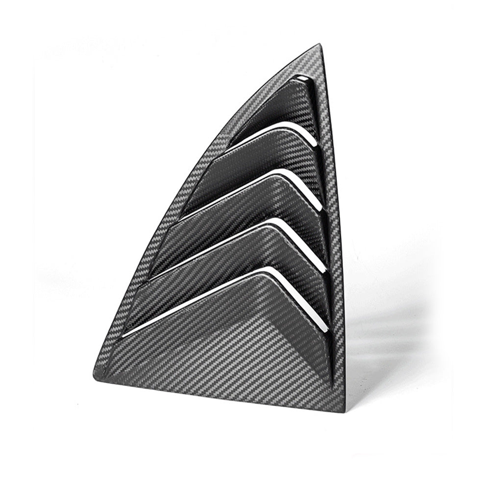 Real Carbon Fiber Rear Side Window Vented Louvers (Gen. 2)for Tesla Model Y