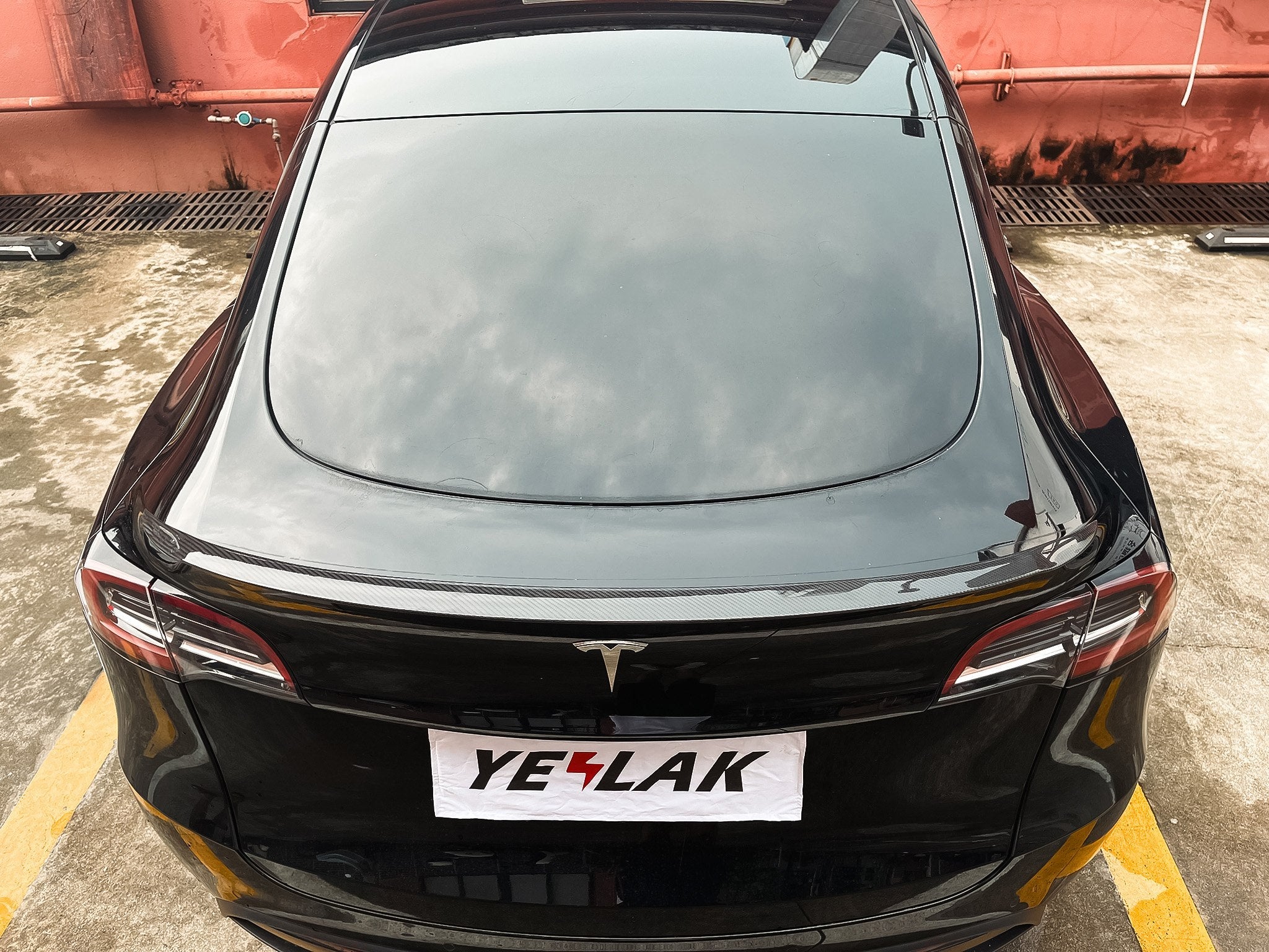 Teego High-Performance Carbon Fiber Spoiler for Tesla Model Y – Inspired by Model 3 Performance Style, Matte/Gloss Finish