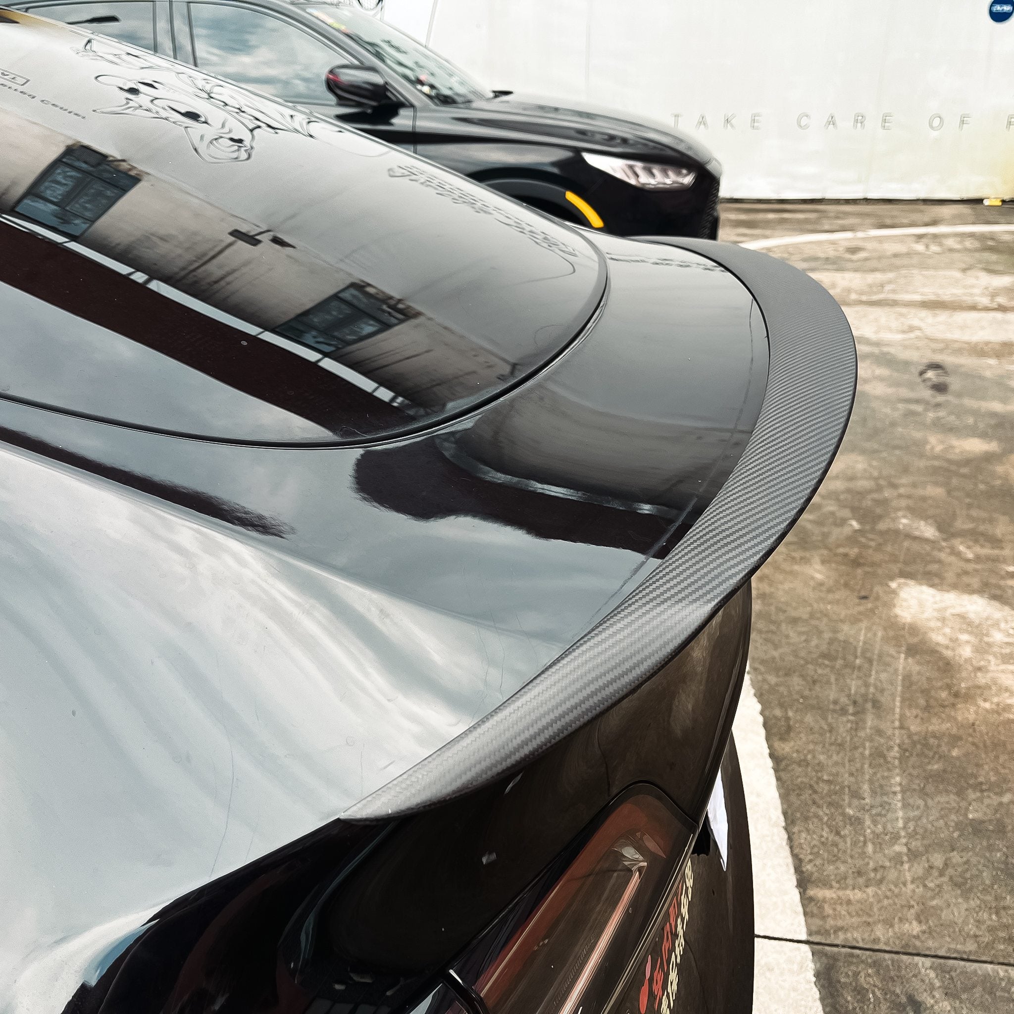 Teego High-Performance Carbon Fiber Spoiler for Tesla Model Y – Inspired by Model 3 Performance Style, Matte/Gloss Finish