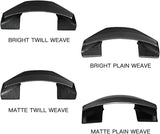 Real Carbon Fiber Steering Wheel Trim Cover for 2024+ Tesla Model 3 Highland & 2025+ Model Y Juniper (1x1 Plain Weave & 2x2 Twill Weave)
