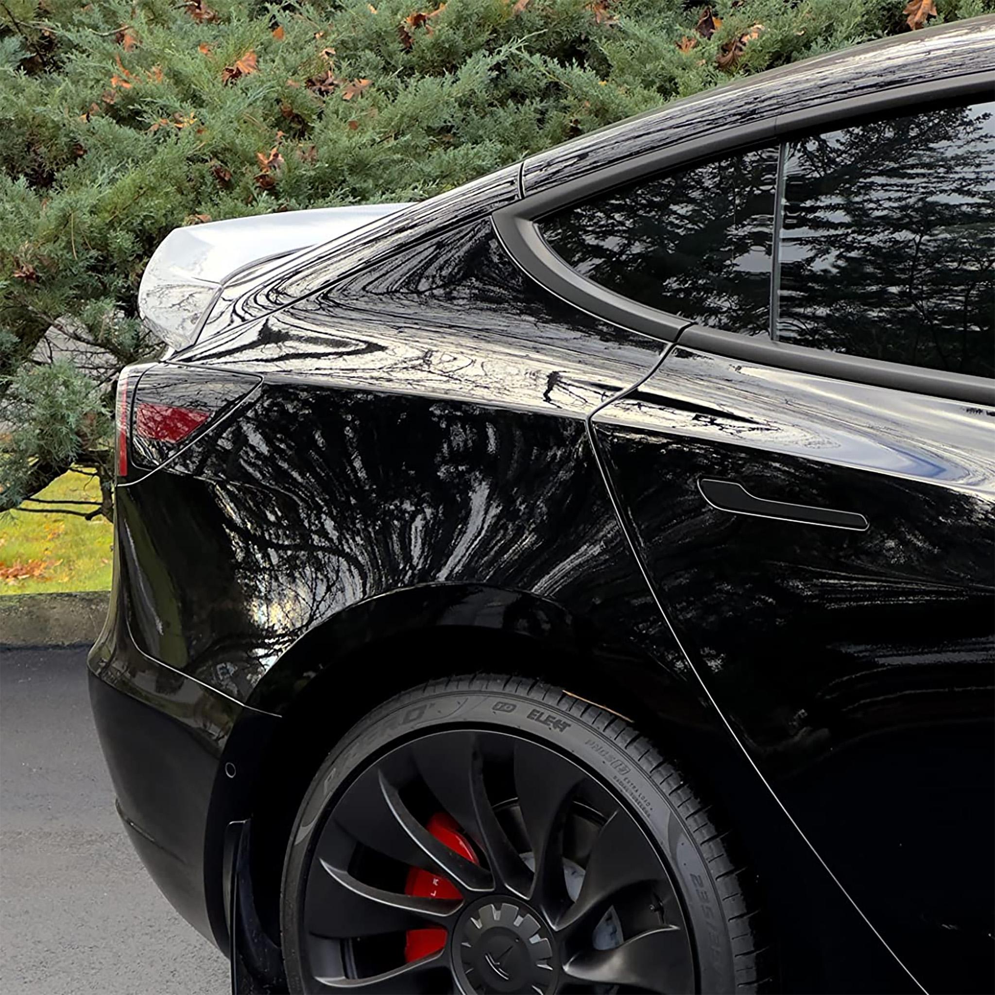 Tesla Model 3 (17-23) V-Style Real Carbon Fiber Rear Spoiler