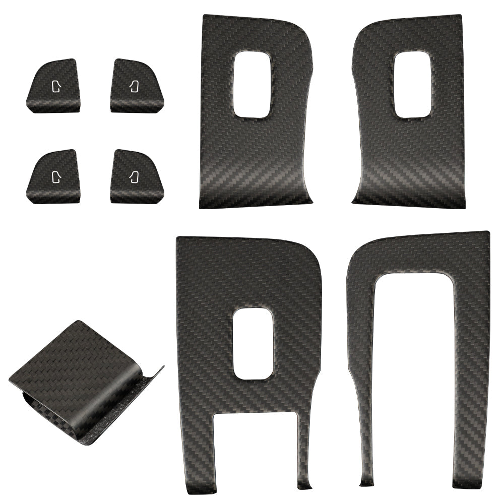 Full kits twill weave Carbon Fiber Window Switch Covers for Model 3 Highland 2024+