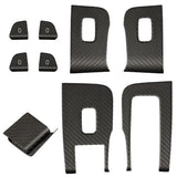 Full kits twill weave Carbon Fiber Window Switch Covers for Model 3 Highland 2024+