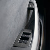 Carbon Fiber Window Switch Covers for Model 3 Highland 2024+