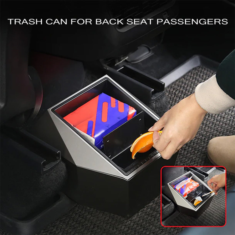 Rear Center Console Organizer Storage Box For Tesla Model Y - Cybertruck Style