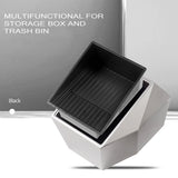 Rear Center Console Organizer Storage Box For Tesla Model Y - Cybertruck Style