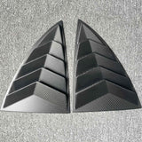 Tesla Model Y Carbon Fiber Rear Side Window Louvers
