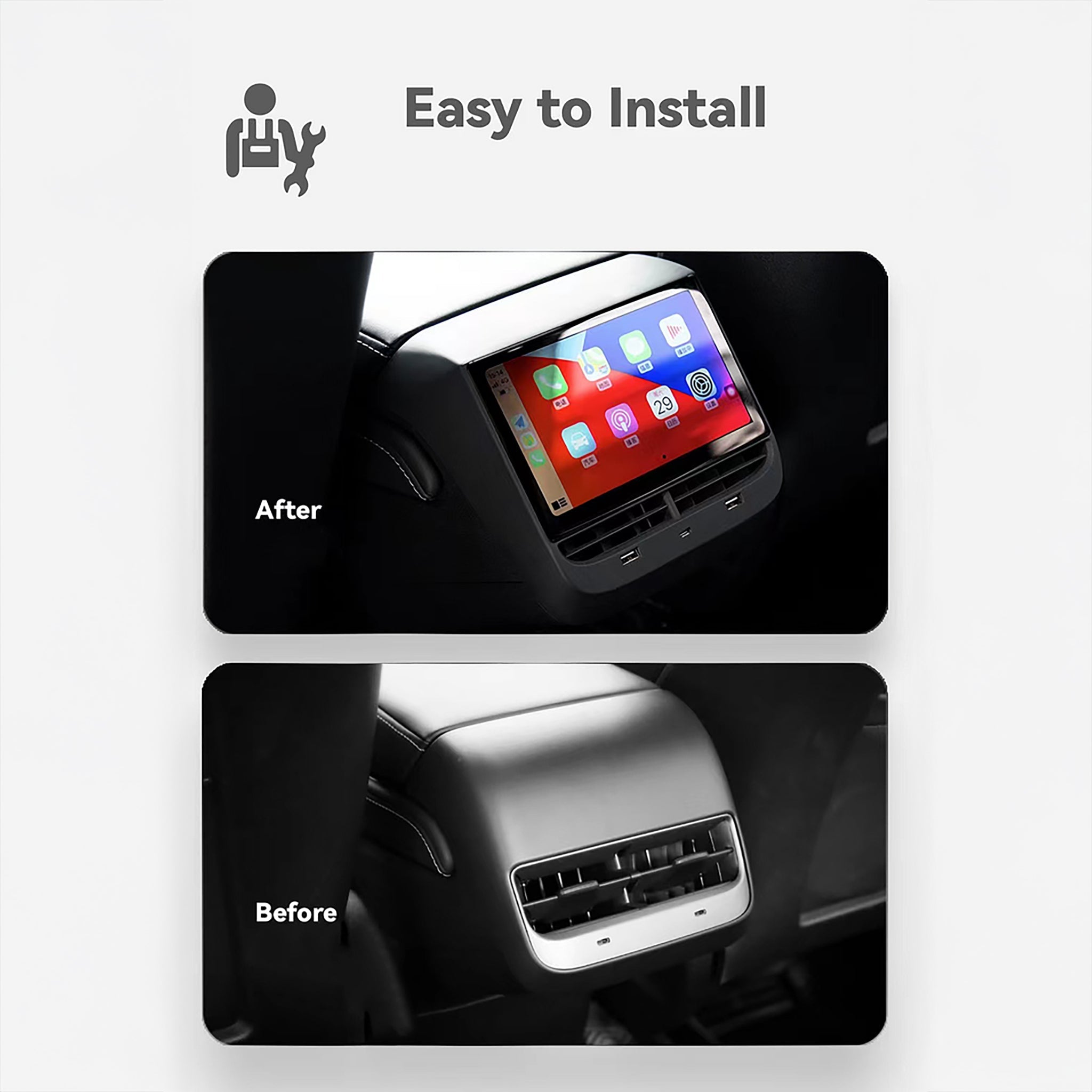 Tessgo Rear Touchscreen Display for Model 3 & Model Y