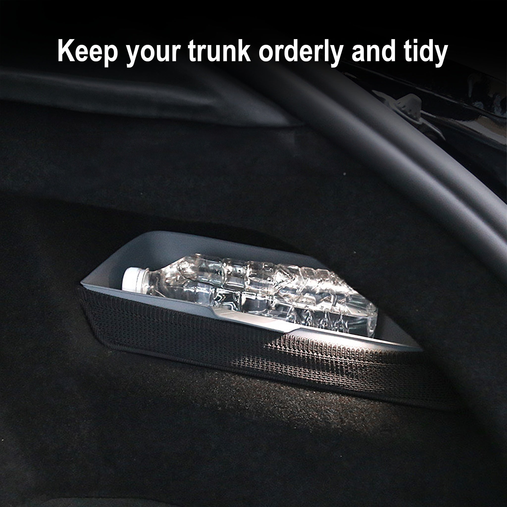 Rear Trunk Side Storage Box for Tesla Refreshed Model S 2021-2026