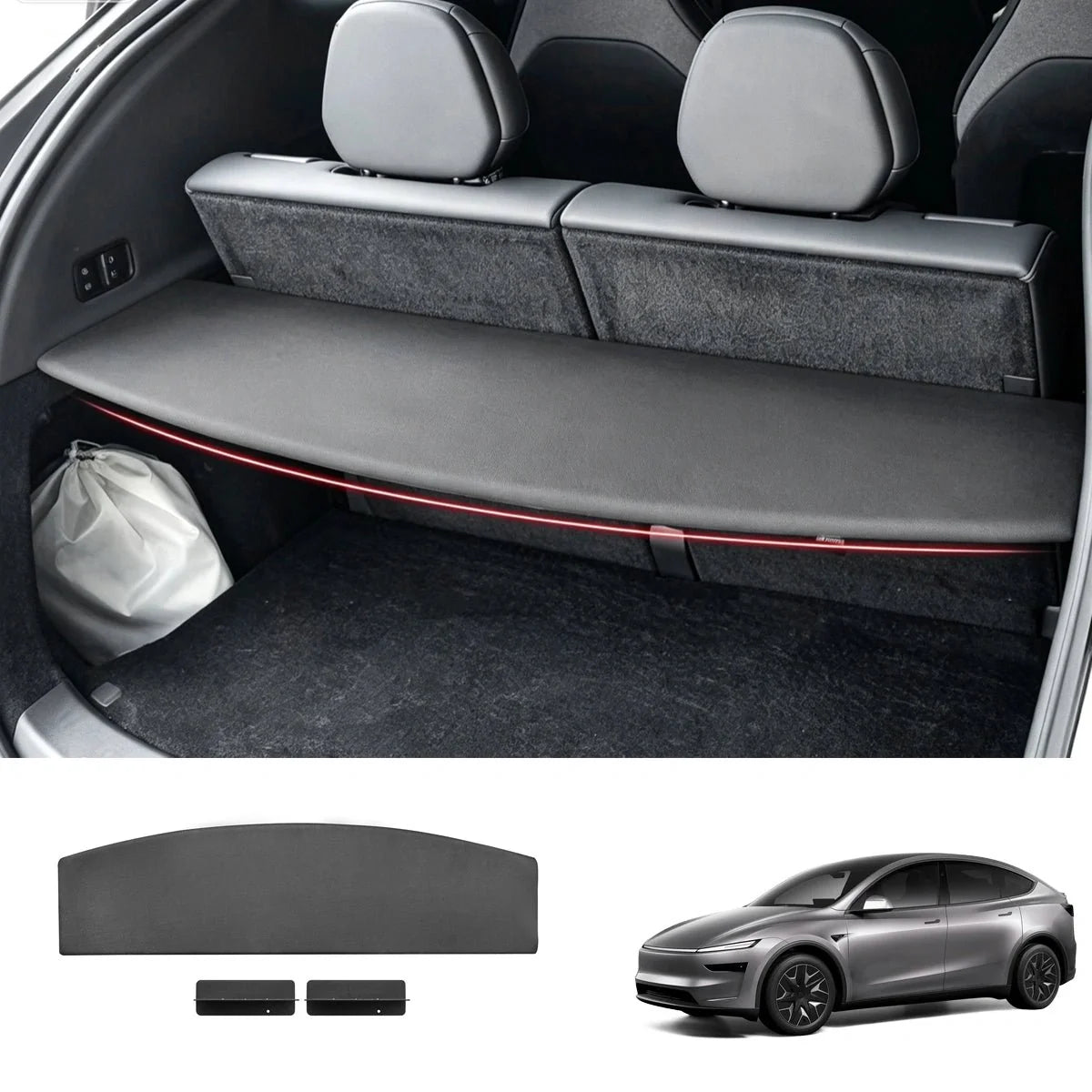 Rear Trunk Privacy Cargo Cover for Tesla Model Y L 2026+