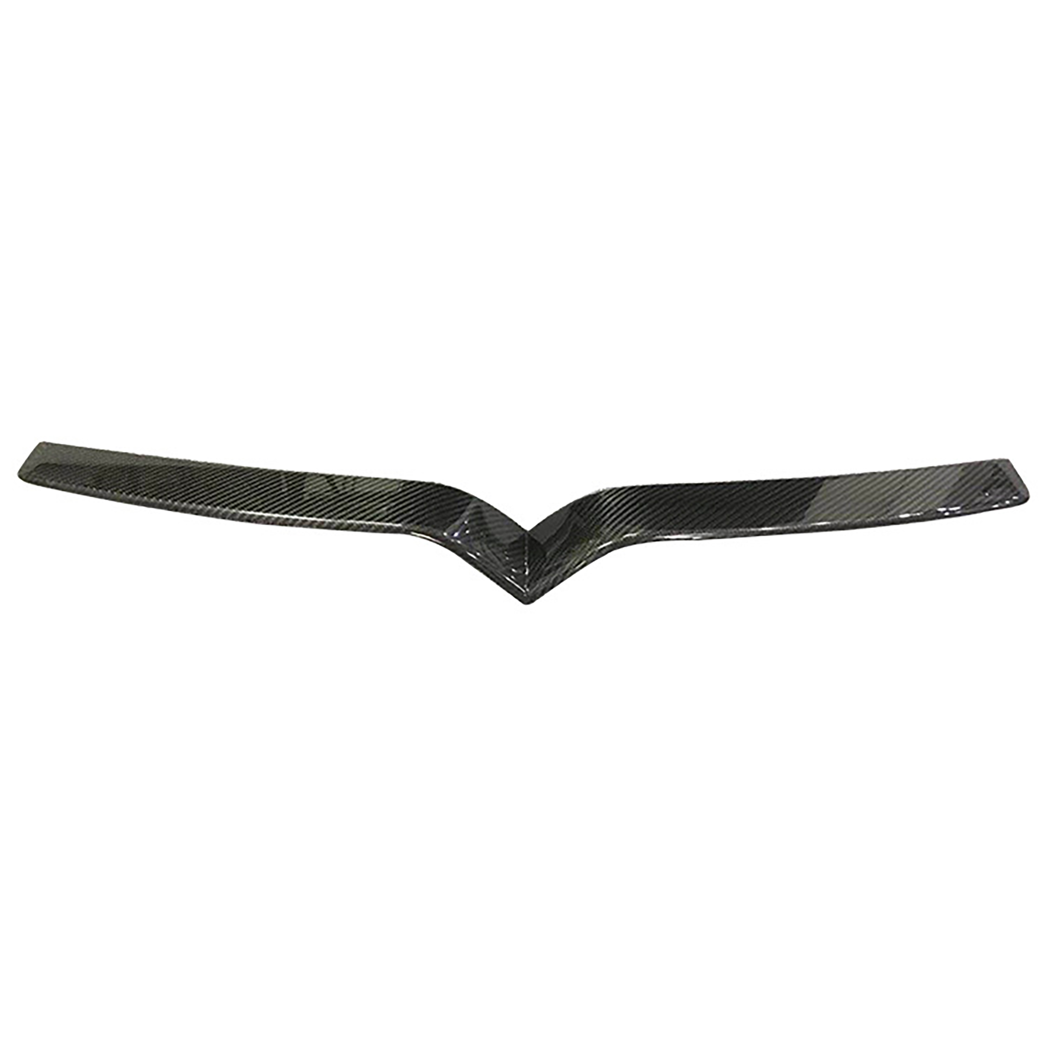 Tesla Model S Carbon Fiber Front Bumper Inlay | High-Gloss OEM Style Upgrade 2016-2025