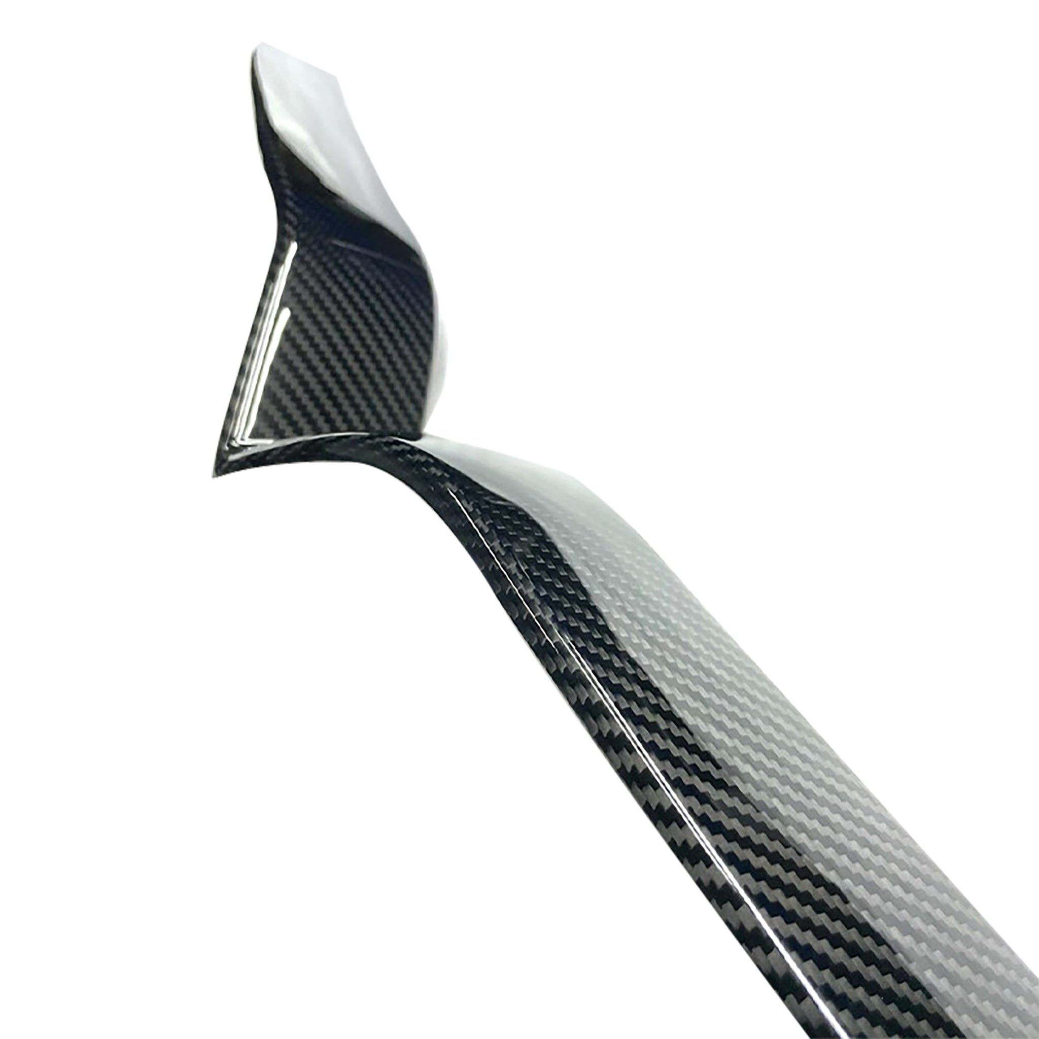 Tesla Model S Carbon Fiber Front Bumper Inlay | High-Gloss OEM Style Upgrade 2016-2025