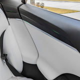 Premium Real Carbon Fiber Interior Door Trim Kit for Tesla Model S/X | OEM Fit & Plaid Compatible 2021-2026+