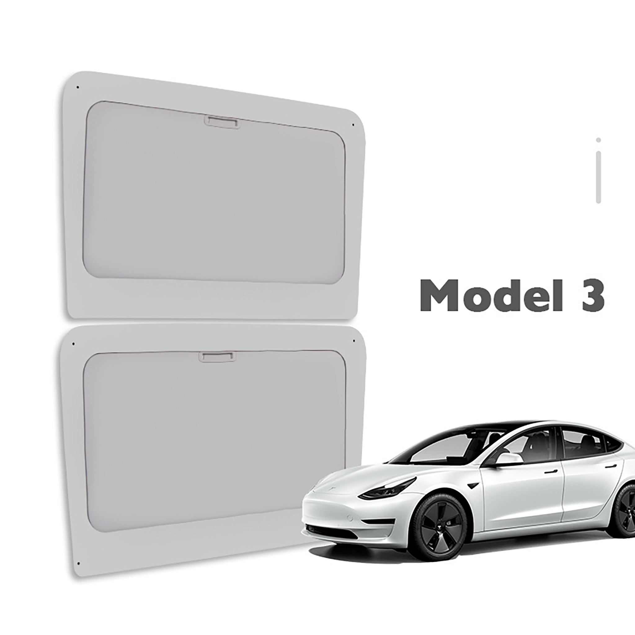 Retractable Sunshade for Tesla Model3