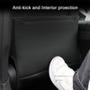 Seat Back Kick Protector for Tesla Model 3 & Model Y (2017–2025+) – Premium Leather, Waterproof, with Storage Pocket | Teego