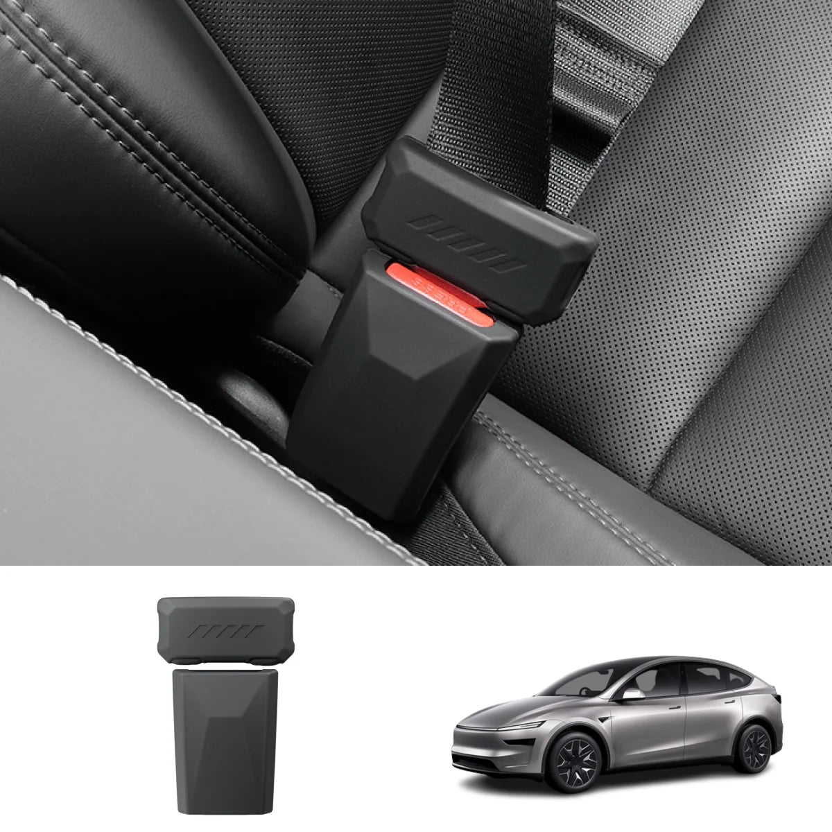 Silicone Seat Belt Buckle Cover for Tesla Model 3/Y/Y L 2024+