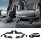 Nappa Leather Second Row Seat Side Panel Protectors for Tesla Model Y L 2026+