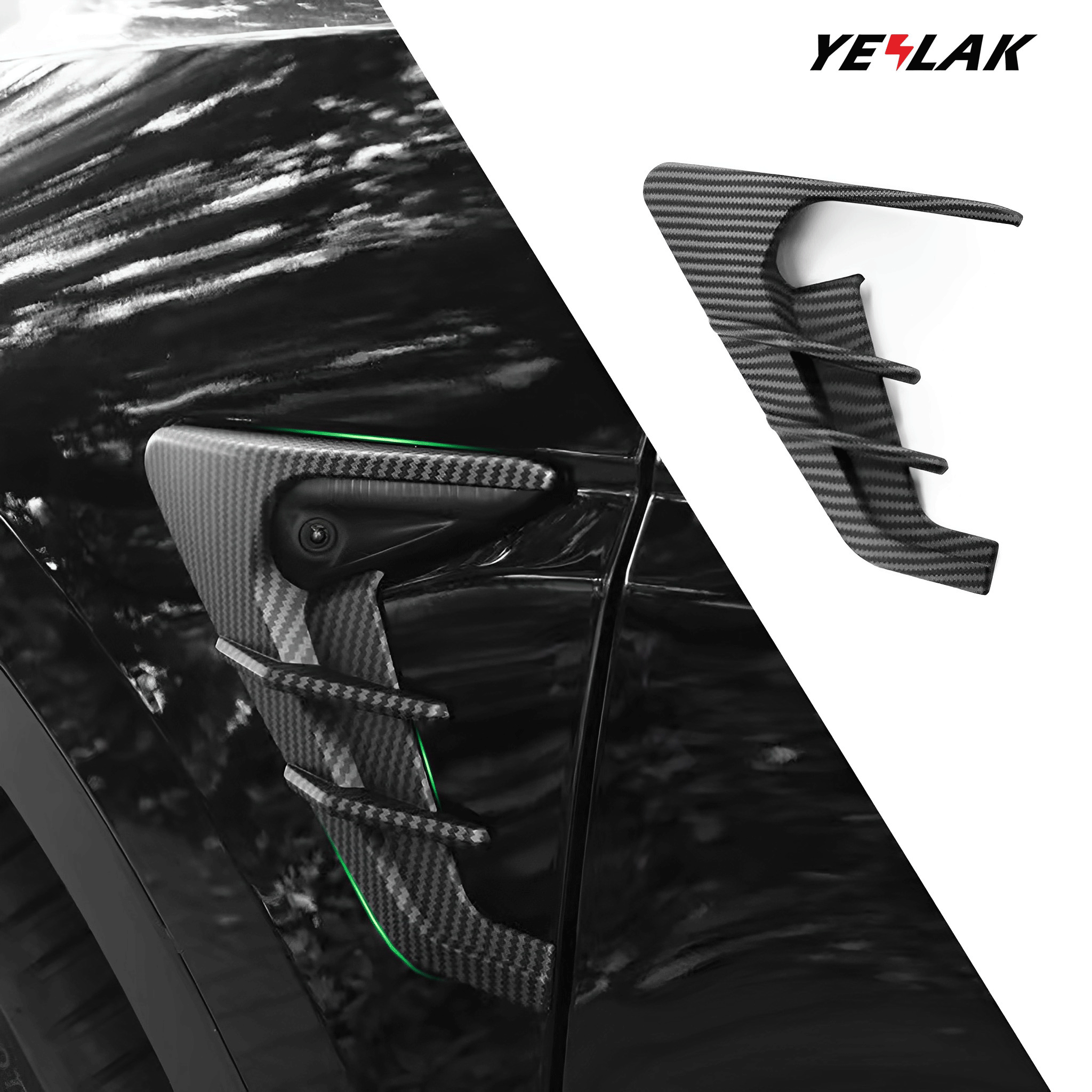 Bundle:Tesla Model Y ABS Body Kit(9Pcs) (2020+) – Sporty Aerodynamic Upgrade for Custom Styling & Performance