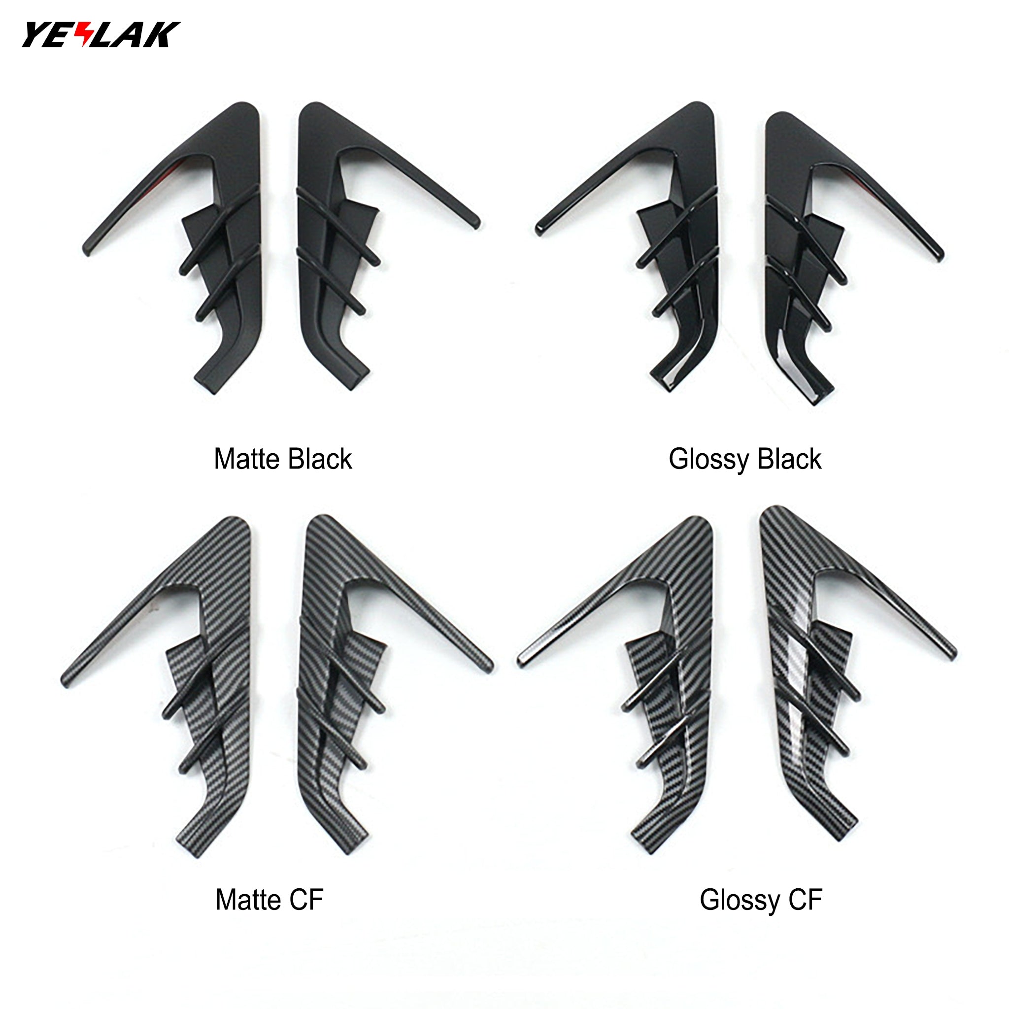 Sporty Side Camera Trim Covers for Tesla Model 3 Highland & 2024+ Model Y (HW4.0) – Sporty Look & Camera Protection | Teego