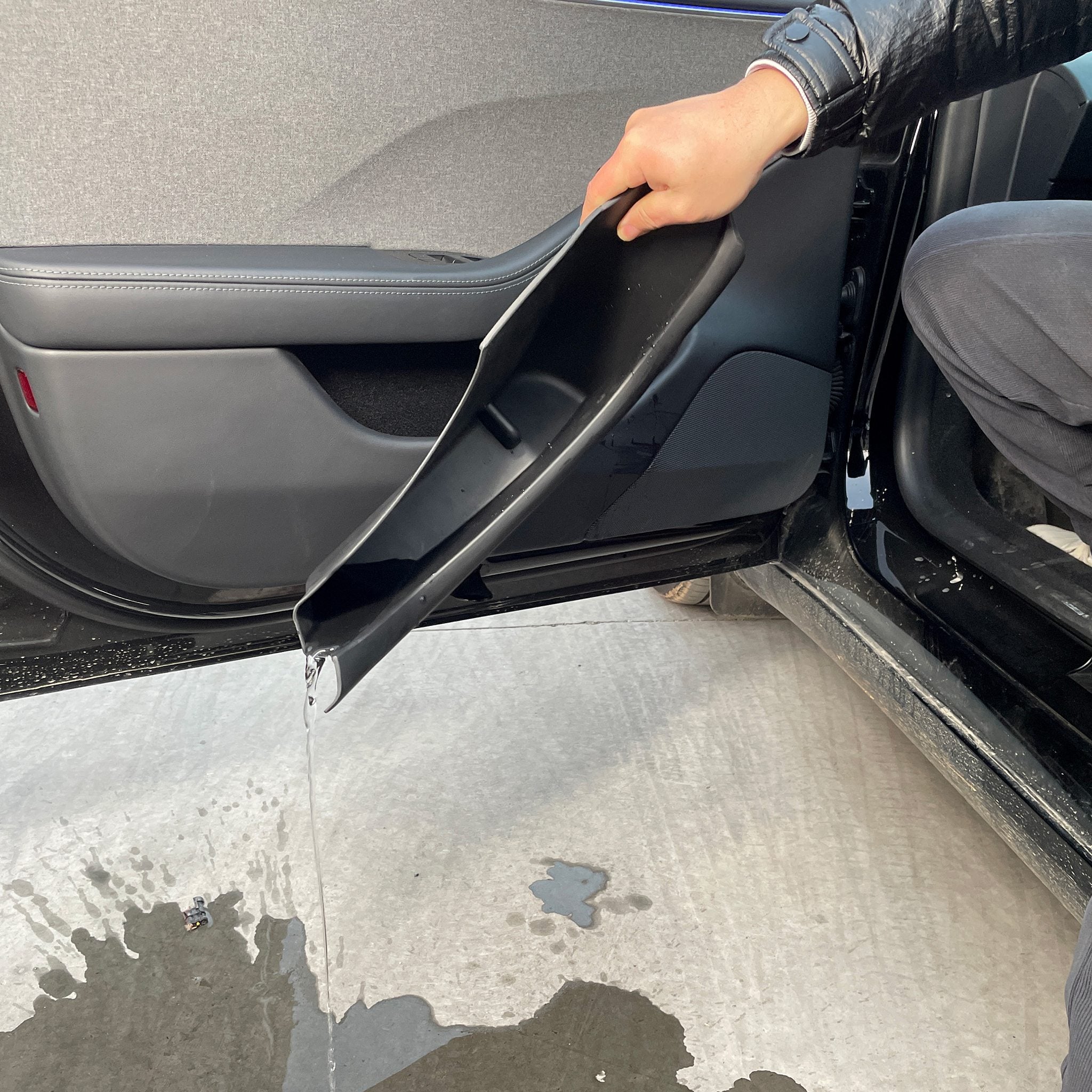 Tesla Side Door Storages Organizer Tray for 2024+ Model 3 Highland & 2025+ Model Y Juniper