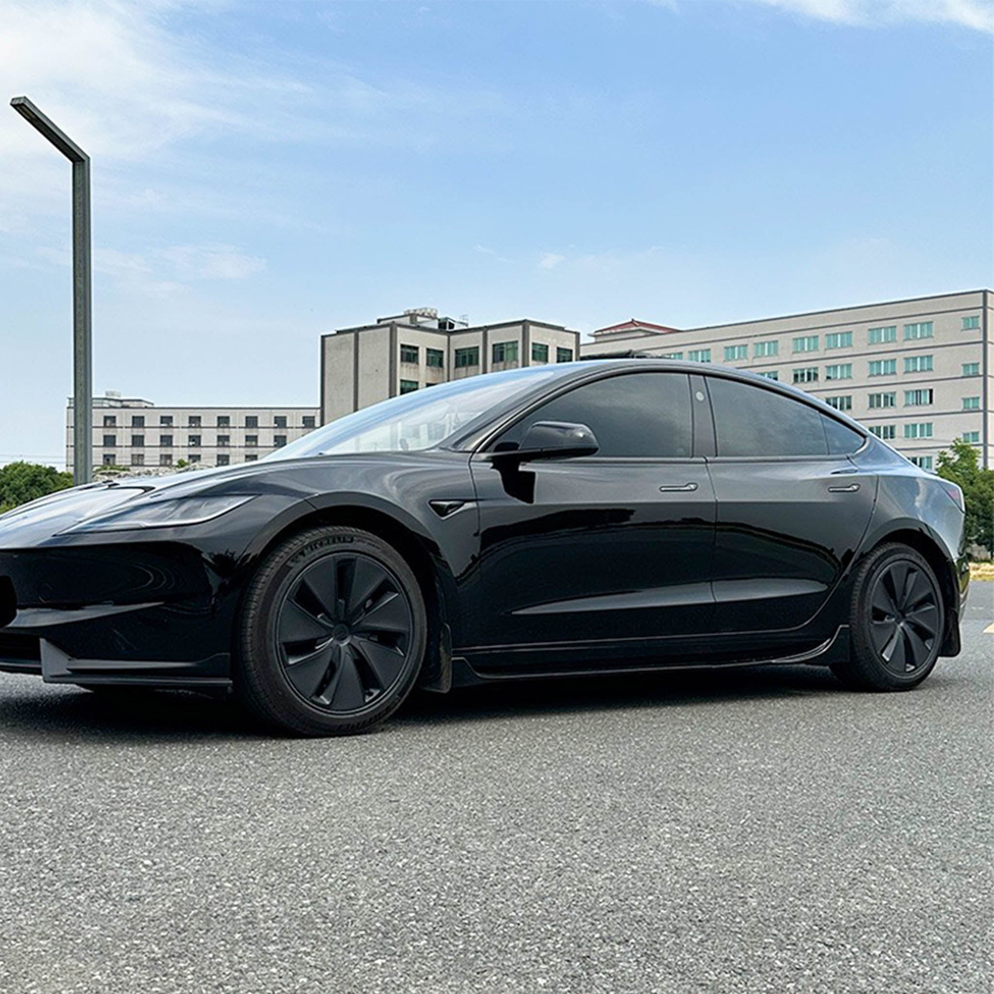 Side Skirts for 2017-2024+ Tesla Model 3 – Enhance Style & Performance (ABS Plastic)