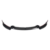 Sporty Front Lip Spoiler for Tesla Model 3 (2017-2023.09) | ABS Plastic Body Kit in Glossy/Matte Black & Carbon Fiber