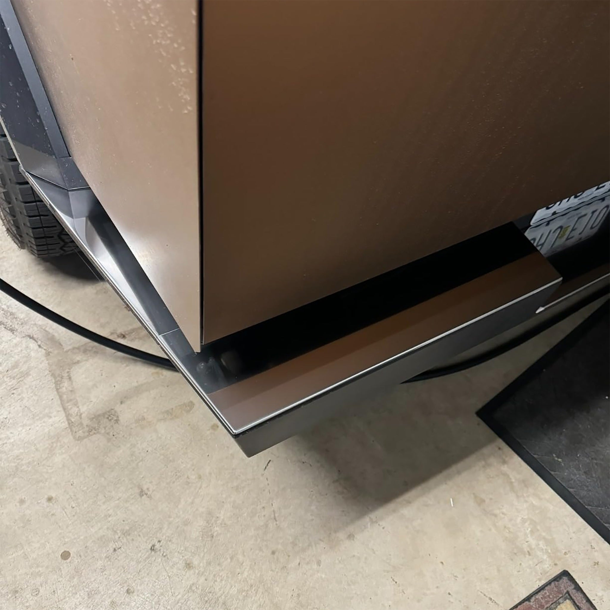 Premium Stainless Steel Rear Bumper Guard for Tesla Cybertruck