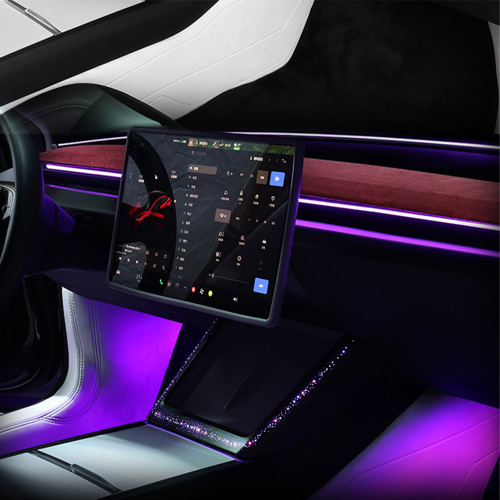 Starlight Ambient LED Lighting Kit for Tesla Model 3 Highland & Model Y Juniper Wireless Charging Frame