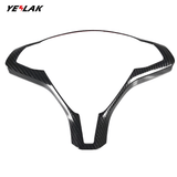 Carbon Fiber Steering Wheel Frame Trim for Tesla Model S/X 2014–2021