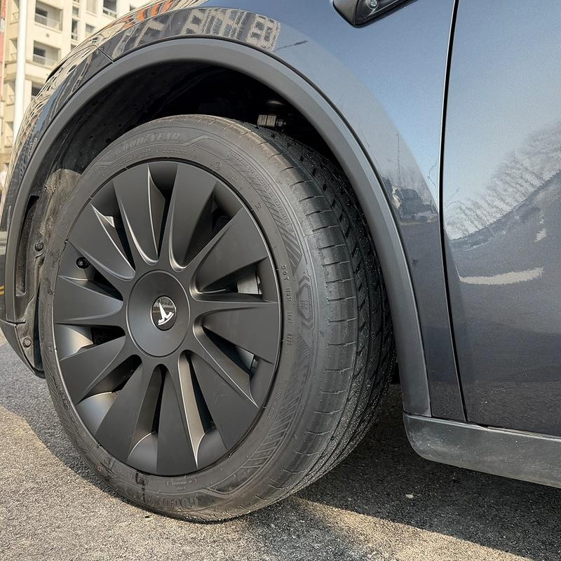 19" Aero Hubcaps Induction Style Wheel Covers for Model Y Juniper