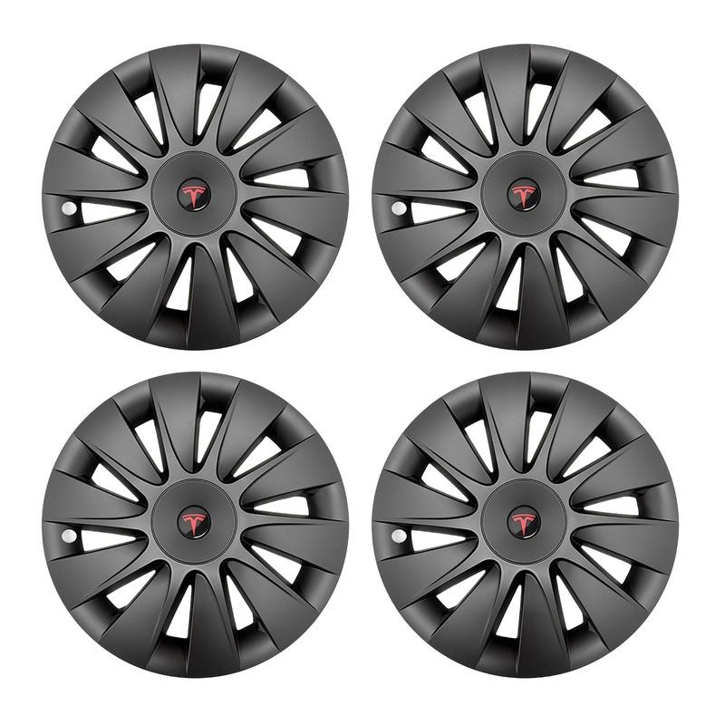 19" Aero Hubcaps Induction Style Wheel Covers for Model Y Juniper