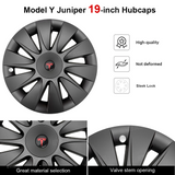 Tessgo 19" Induction Style Hubcaps for New Tesla Model Y (Juniper 2025-2026)