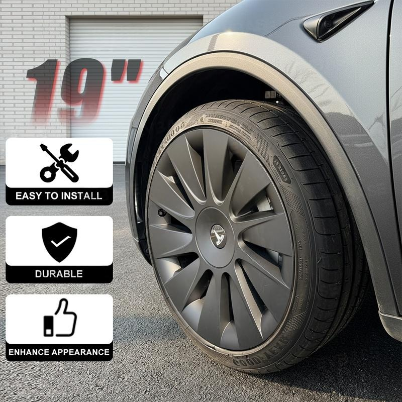 Tessgo 19" Induction Style Hubcaps for New Tesla Model Y (Juniper 2025-2026)