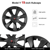 Tessgo 19" Aero Performance Hubcaps Compatible with Tesla Model Y