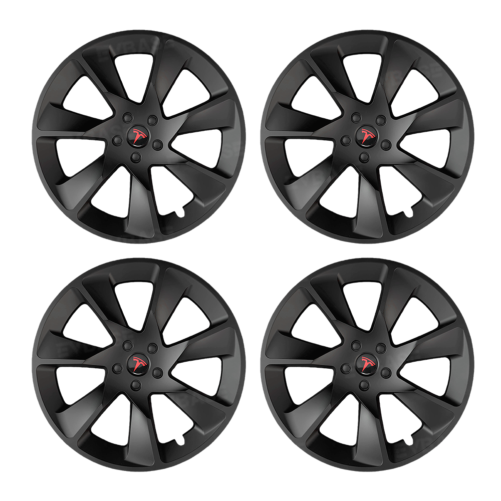 Tessgo 19" Aero Performance Hubcaps Compatible with Tesla Model Y