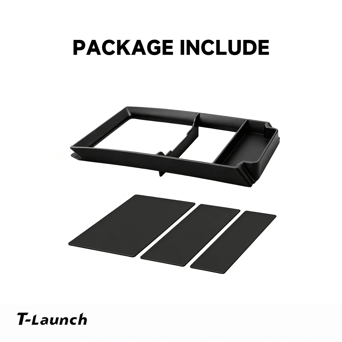 TPE Center Console Organizer Tray for Tesla Model Y Juniper / Model 3 Highland / Model YL