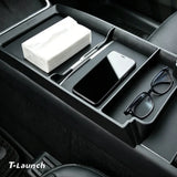 TPE Center Console Organizer Tray for Tesla Model Y Juniper / Model 3 Highland / Model YL