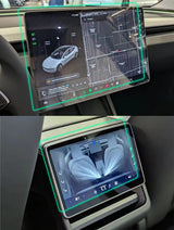 Tempered Glass Screen Protector for Display â 2024+ Model 3 Highland & 2025 Model Y Juniper