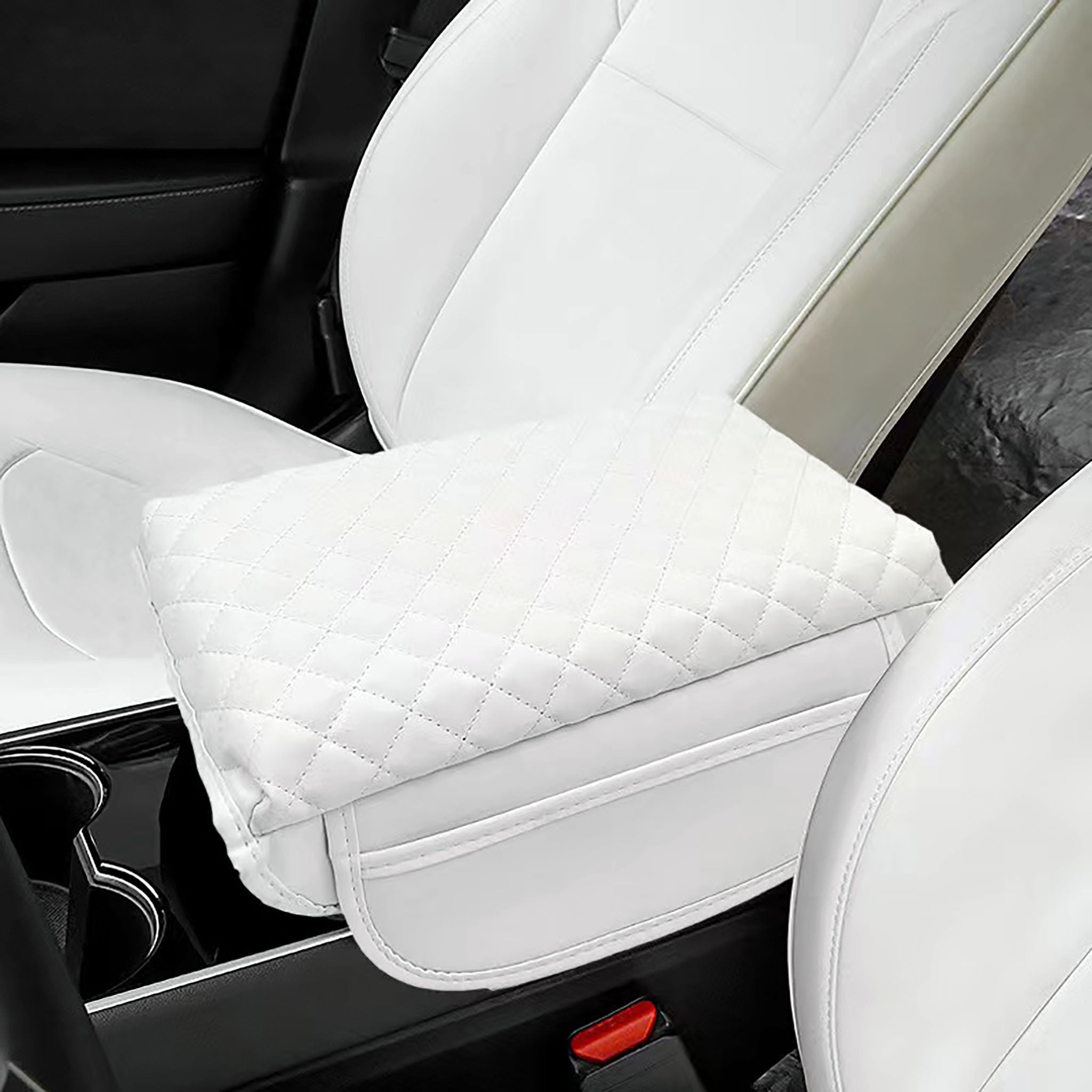 Console Armrest Cover Cushion for Tesla Model 3&Y-Vehicle Parts & Accessories-Teego