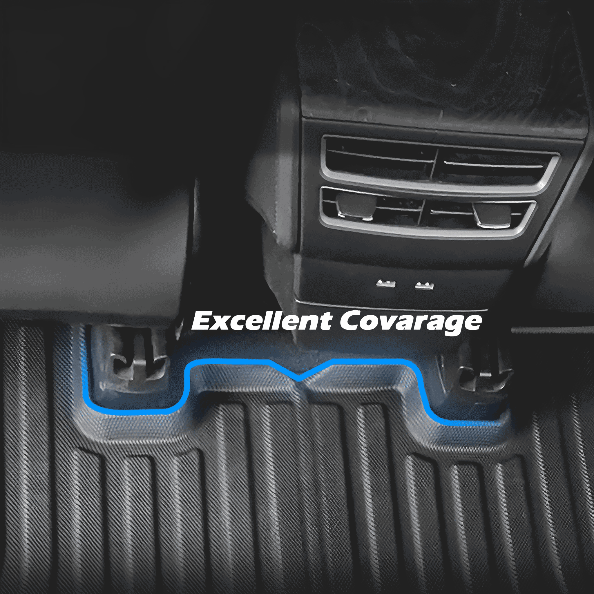 Tesla Model X All-Weather Floor Mats for 2016-2021 Pre-Refresh (5-Seater)