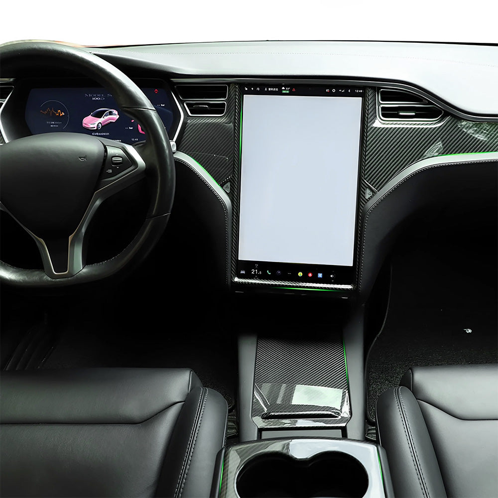 Real Carbon Fiber Dashboard Cover for Tesla Pre-Refresh Model S/X
