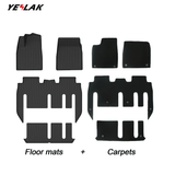 2021-2025+ All Weather Floor Mats For Model X ( 7 Seater)