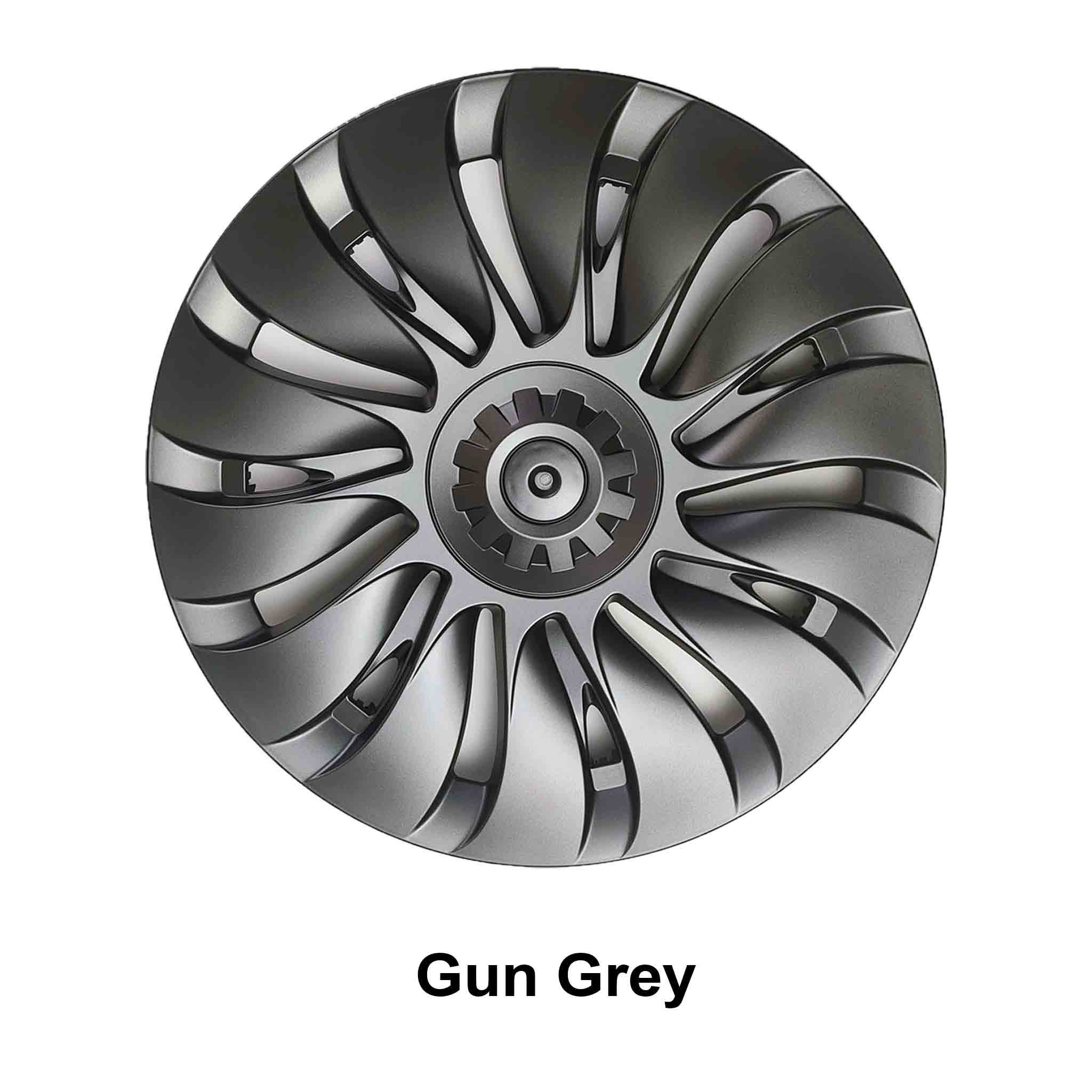 model y grey wheel covers for Tesla Model Y 19'' Gemini Wheels - Teego