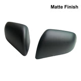 Real Carbon Fiber Mirror Covers For Tesla Model S Pre-refresh & Newer 2014-2026+