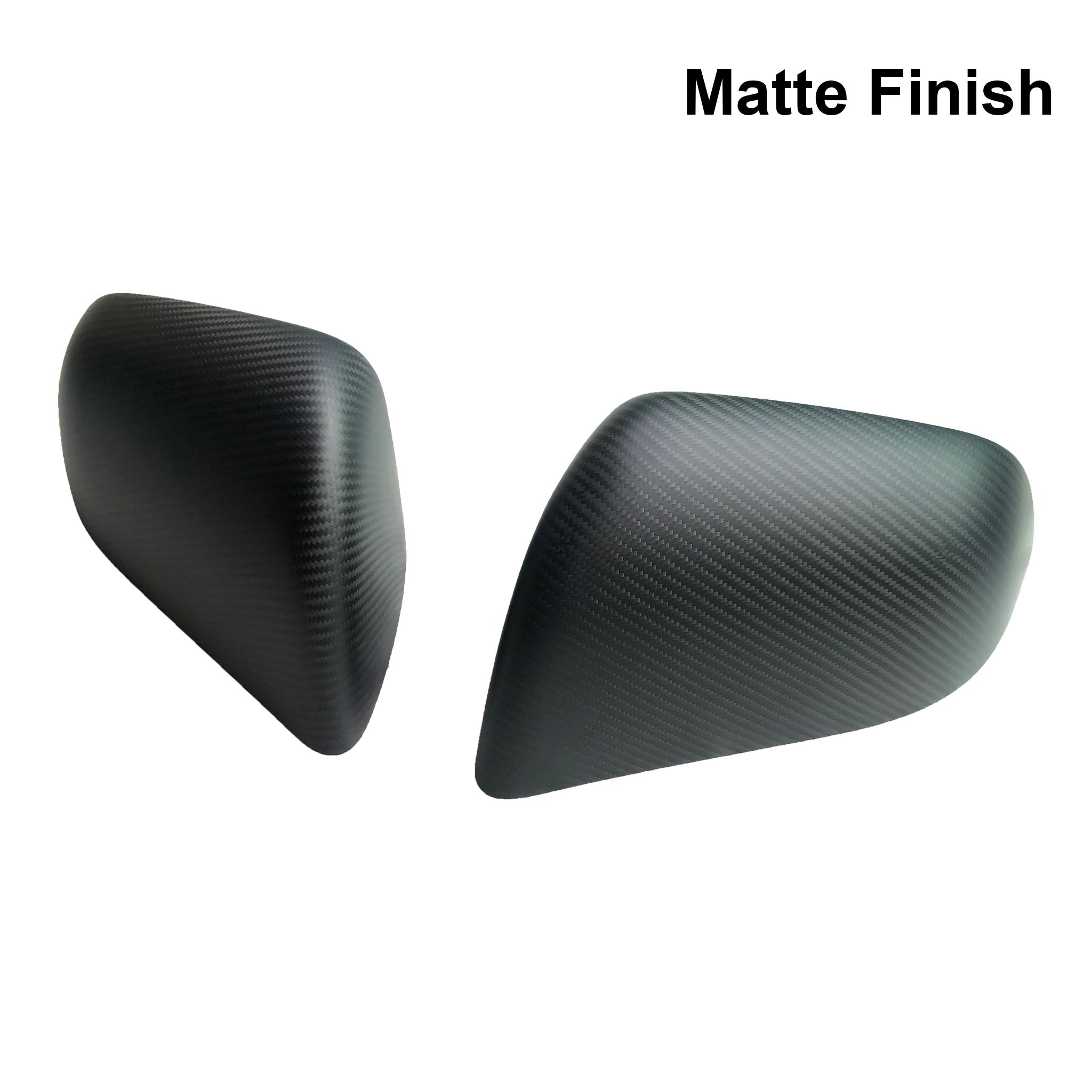 Real Carbon Fiber Mirror Covers For Tesla Model S Pre-refresh & Newer 2014-2026+
